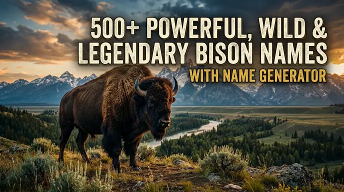 Powerful, Wild & Legendary Bison Names With Name Generator