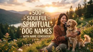 Soulful Spiritual Dog Names With Name Generator