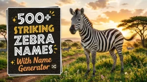 Striking Zebra Names With Name Generator