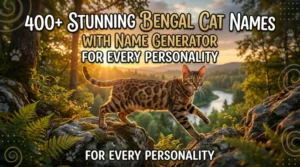 Stunning Bengal Cat Names With Name Generator for Every Personality